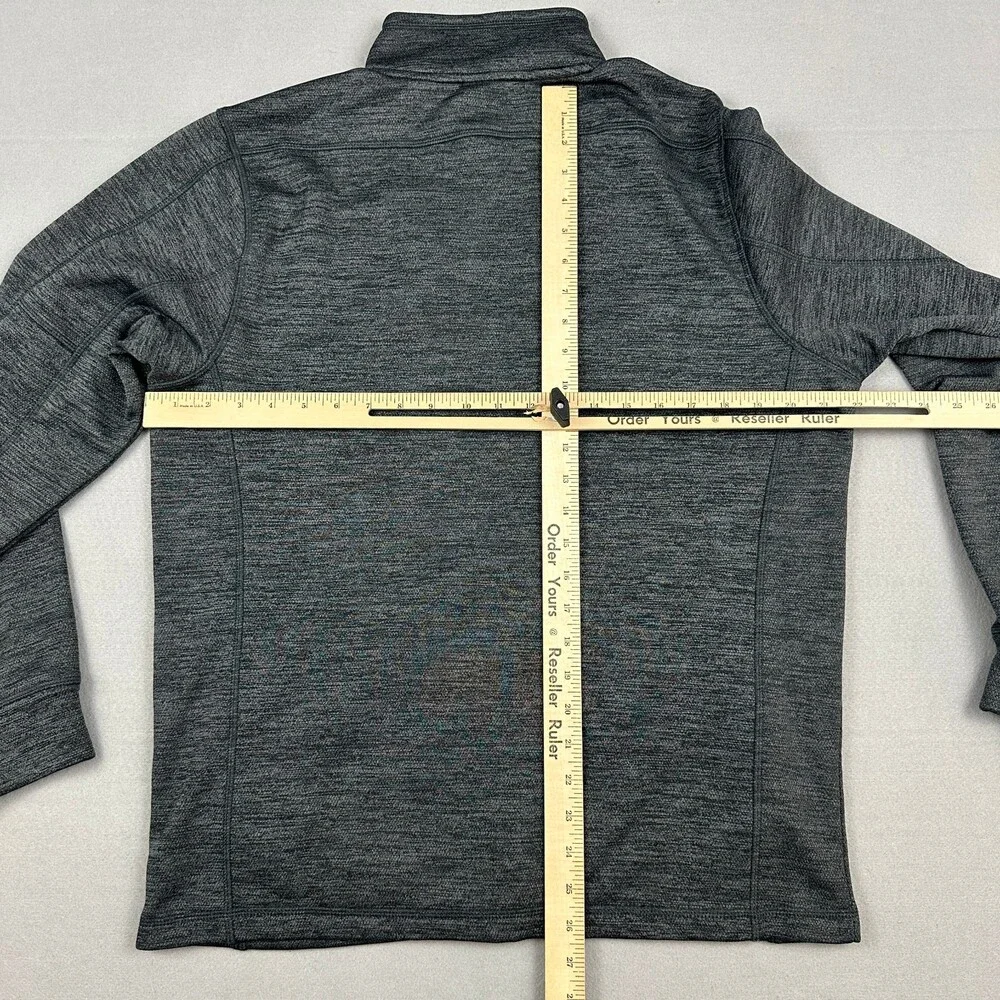 Ohio State Buckeyes Sweater Men Medium Gray Full Zip Pockets NCAA M